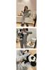 Women's Smiley Lounge Set: Long Sleeve & Pants for Autumn/Winter
