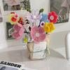 Kit de bouquet de fleurs avec attache torsadée fait main - Cadeau DIY pour enseignants et amis