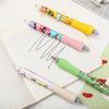 Crayon Shin Chan Push Button Gel Pen Stationery For School Fun Face Chang Cute Student Exam Pen Black Water Pan Papeleria Gift