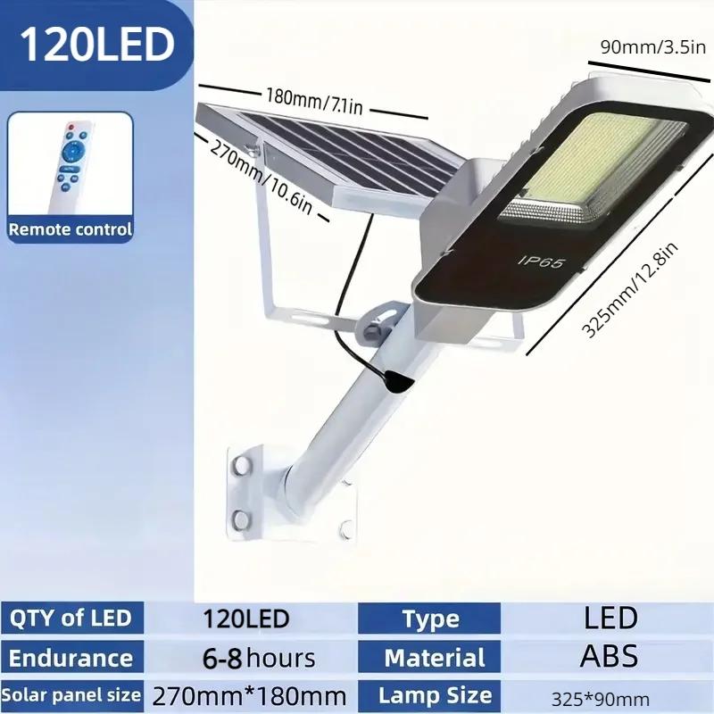 

357LED мощный уличный солнечный уличный светильник 6500K IP65 водонепроницаемый 4000/3000 мАч уличный светильник для гаража сад настенный светильник