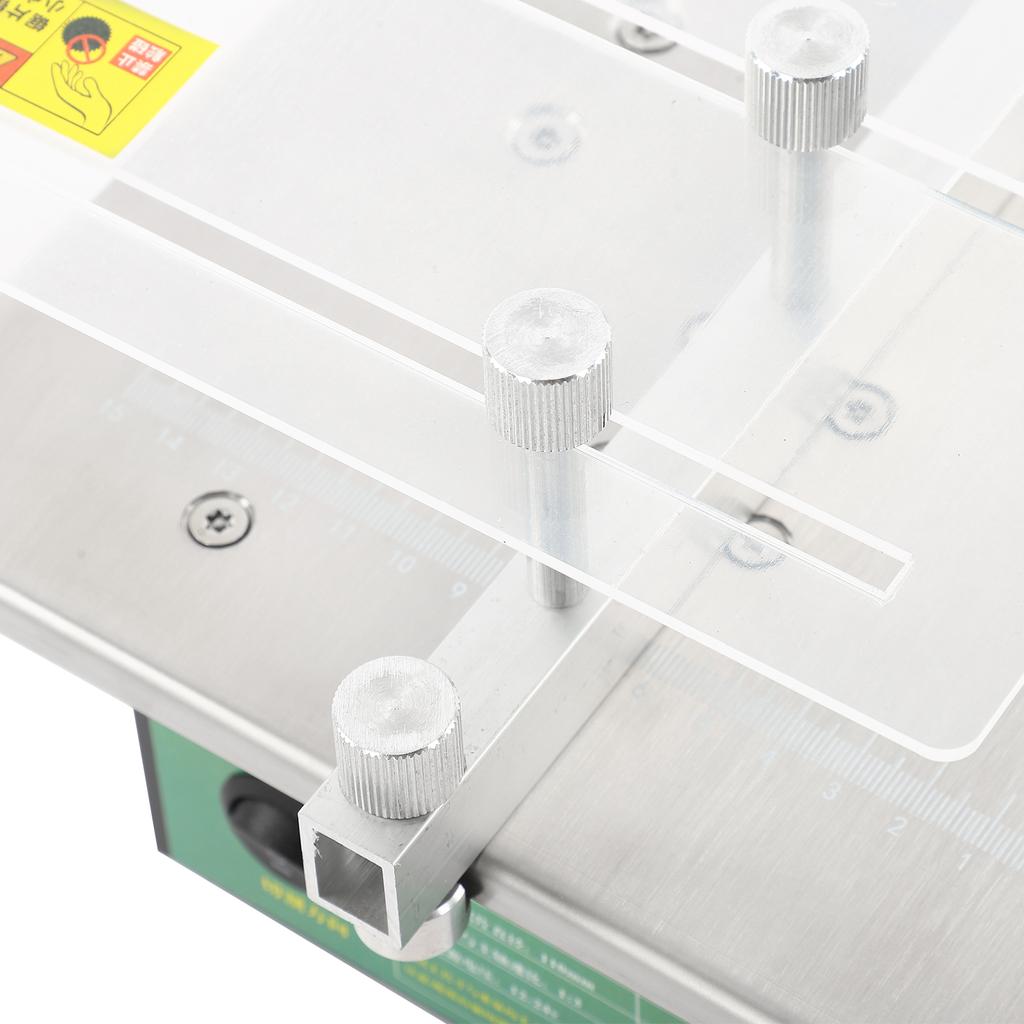 Mini Table Saw DIY Model Accuracy Electric Cutting Machine Adjustable Household Tool DC12-24V