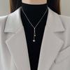 Simple Star Butterfly Zircon Pendant Tassel Necklace Stainless Steel Geometric Choker Jewelry Party Gifts For Women Girls