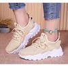 Women's Breathable Mesh Chunky Sneakers - Lightweight Athletic Shoes with Non-Slip Sole