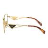 Prada [Available prescriptions] Catwalk series stainless steel butterfly optical glasses women's gold