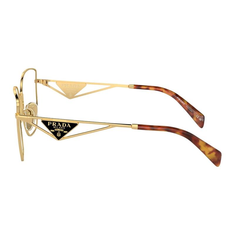 Prada [Available prescriptions] Catwalk series stainless steel butterfly optical glasses women's gold