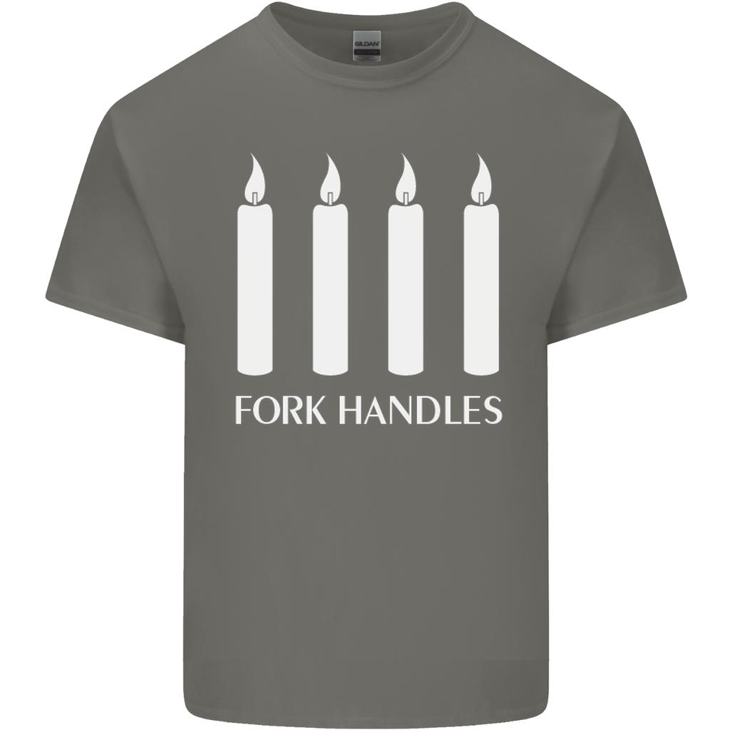 Four Candles Fork Handles Funny Two Ronnies Unisexs Light Cotton TShirt