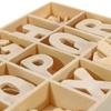 156pcs Wood Embellishments Wooden Letters Alphabet Scrapbook Craft Kids Toys Gift for Early Learning