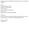 Nitrogen Oxide Sensor A0009057208 For Mercedes A B C E G-CLASS VITO SPRINTER