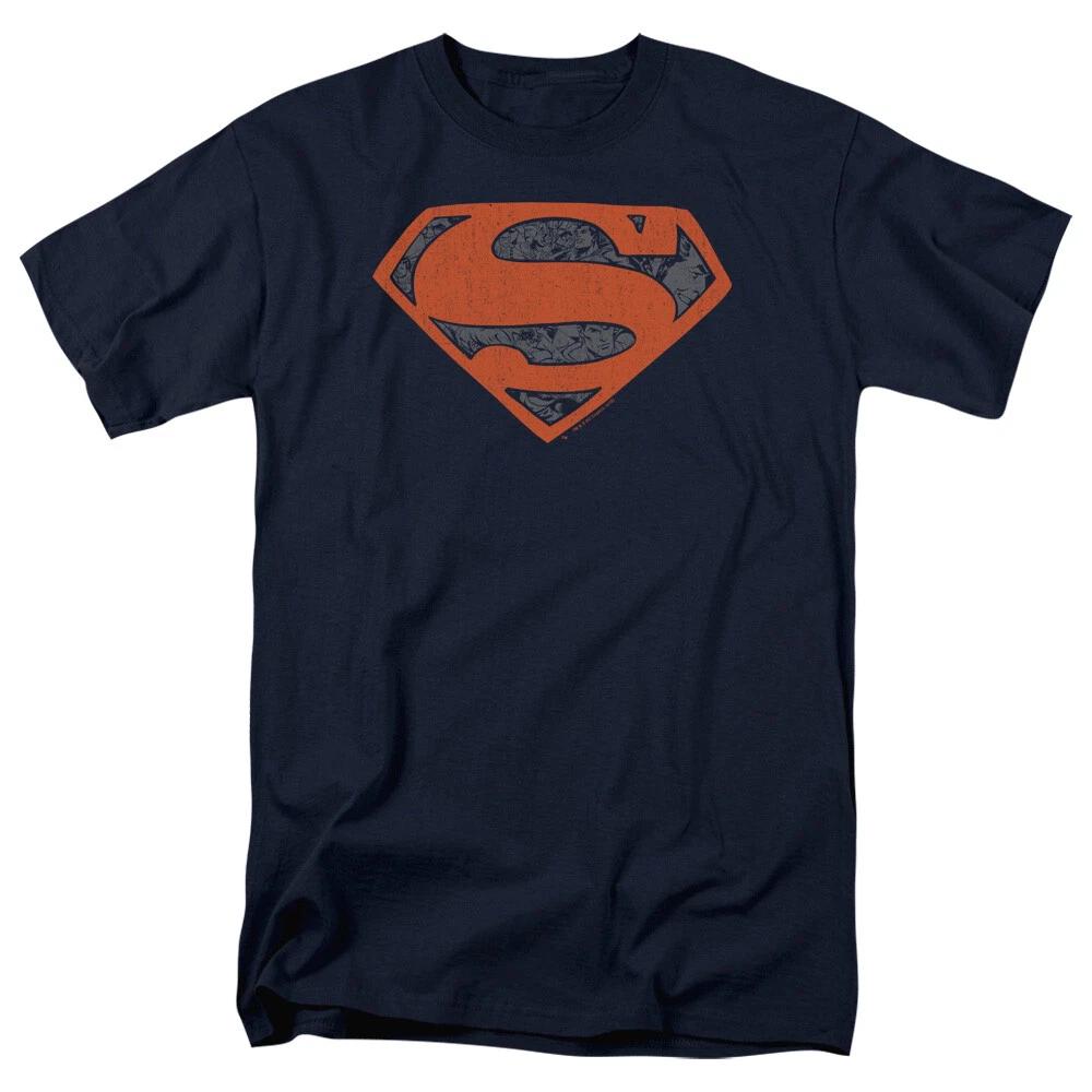 Superman  Vintage Shield Collage  T-Shirt - Regular or Tank - to 5X 2XL