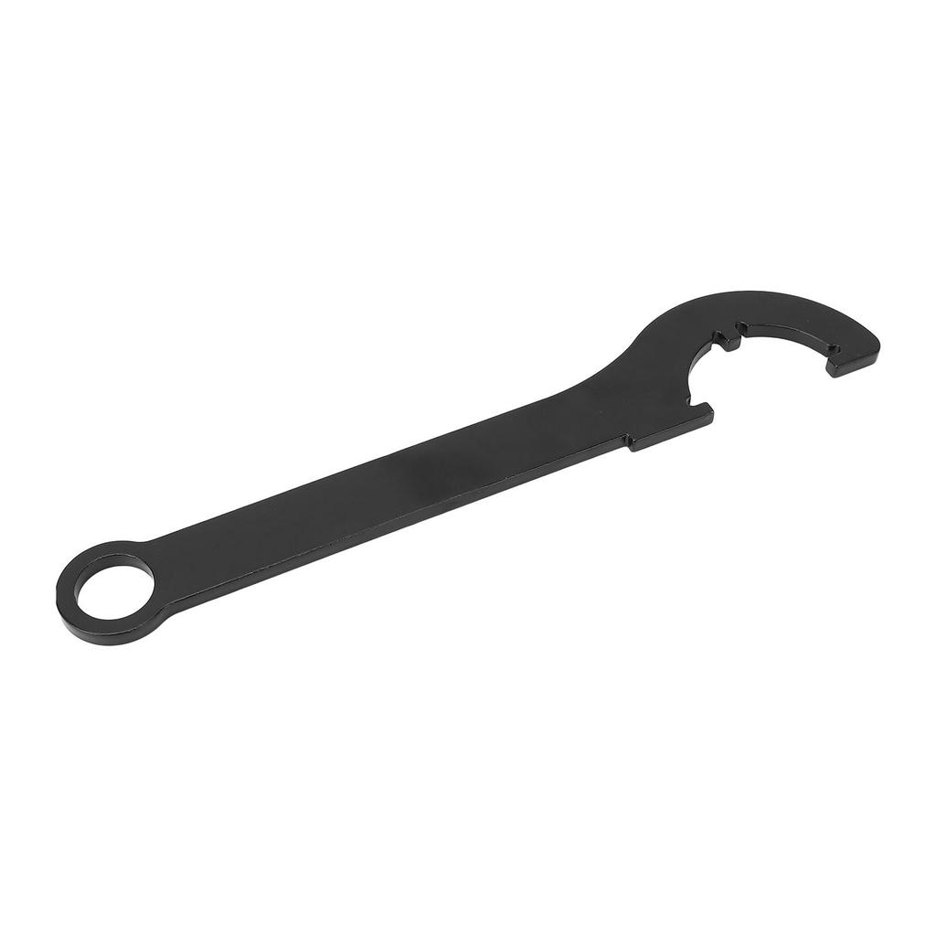 Spanner Wrench Black Color Portable Ergonomic Design 45 Steel Hook Wrench Tool for Machinery
