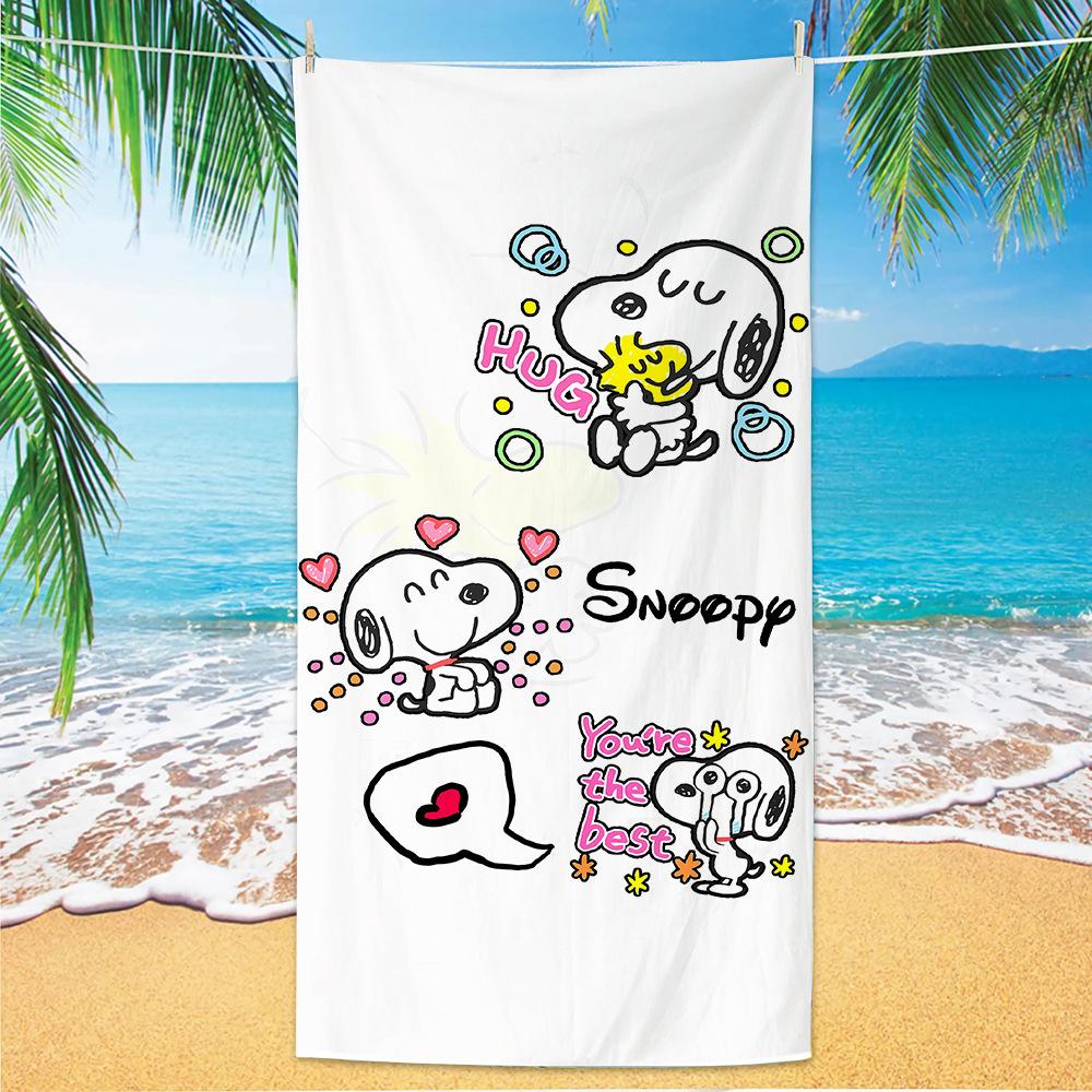 Popular Microfiber Beach Towel Cartoon Children'S Class A Beach Towel Summer Beach Towel