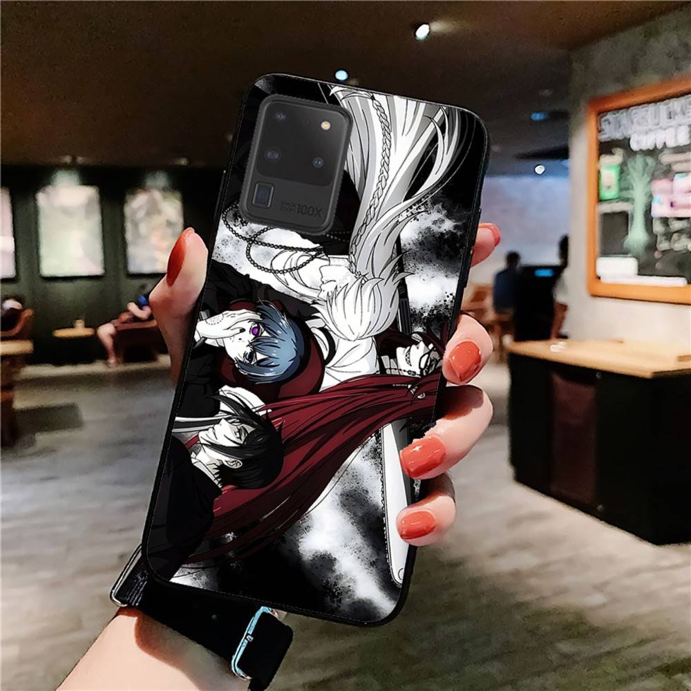 Anime Black Butler Phone Case For Samsung S 24 Fe 25 Ultra Plus 20 Lite 21 30 22 23 24 22 Ultra 5G Fundas