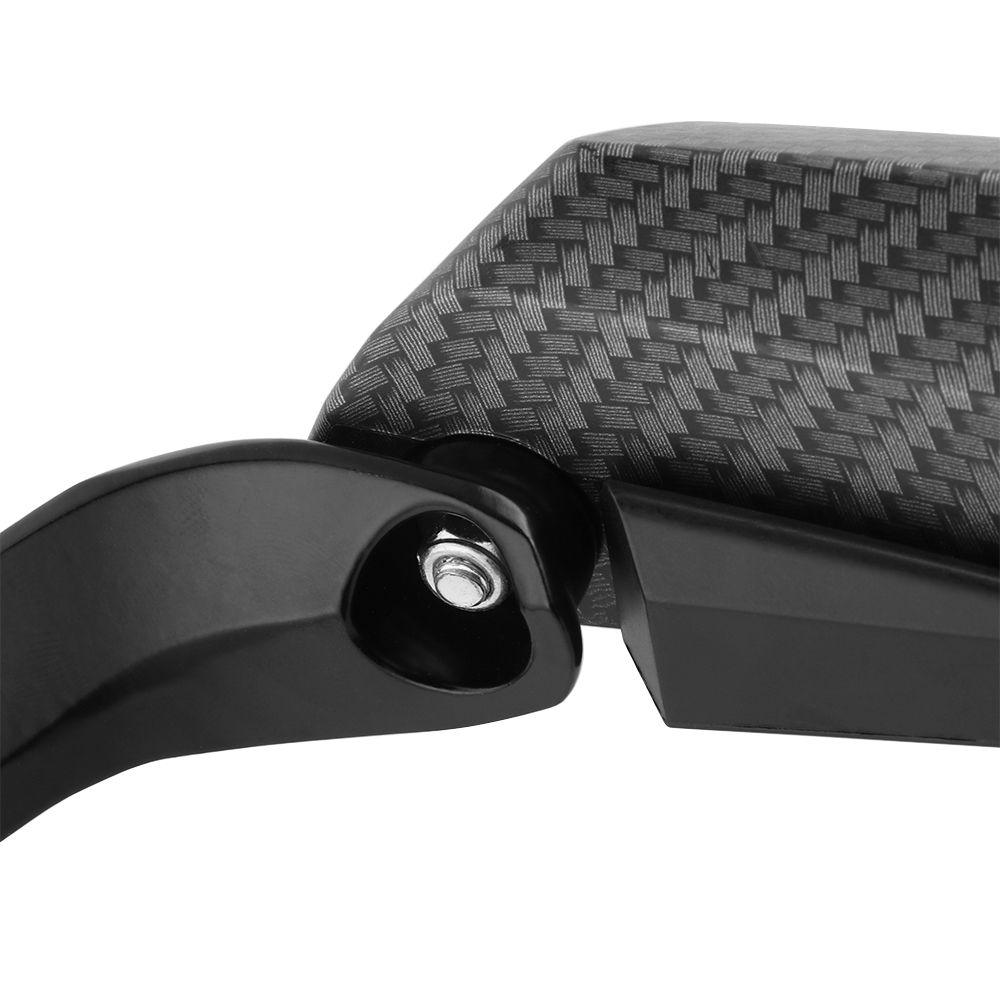 Aluminium Motorcycle Rear View Mirror 8/10mm Universal Wing Side Retroreflector Motorbike Rearview