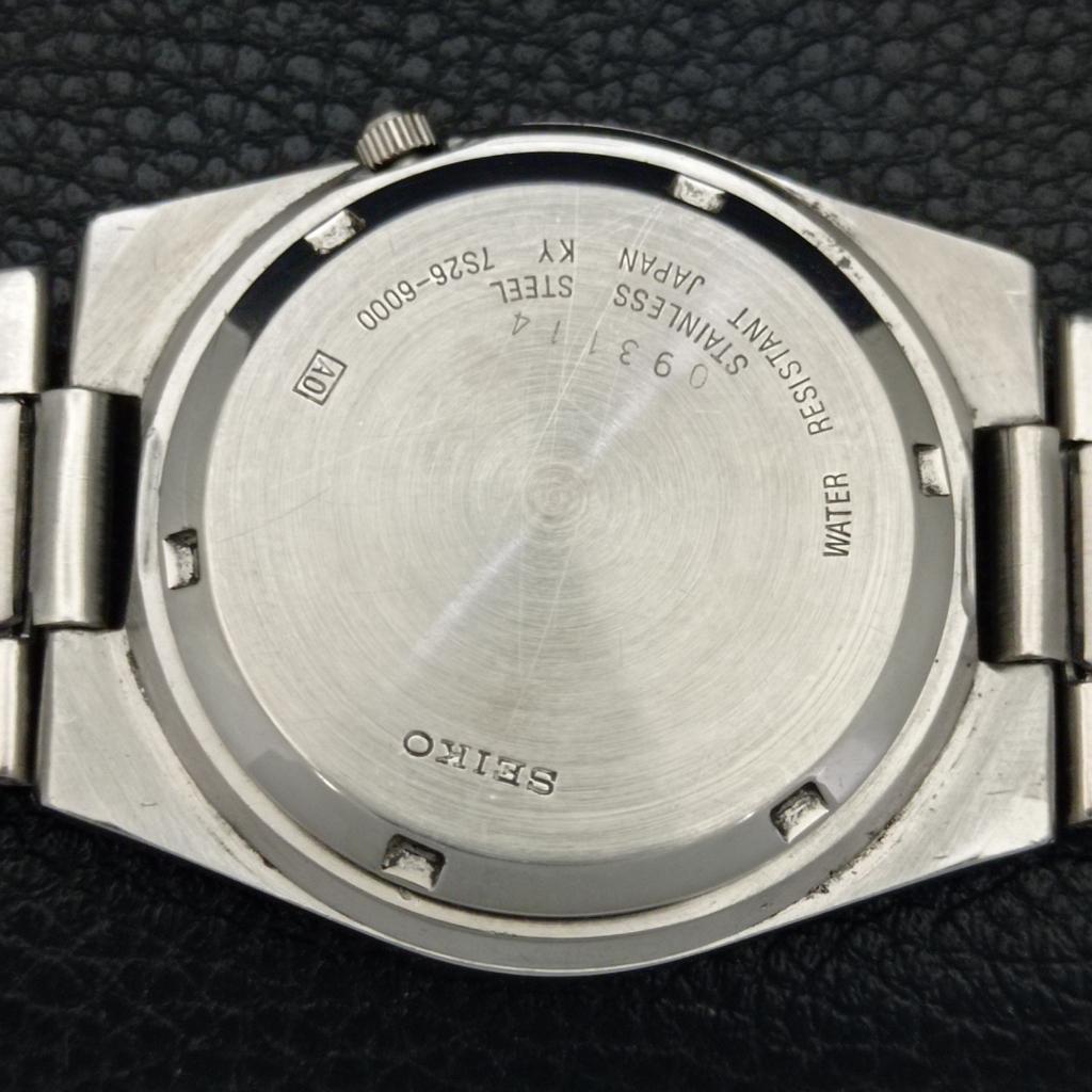 GENUINE VINTAGE SEIKO 5 AUTOMATIC JAPAN 7009A MENS ORANGE DIAL WATCH A702121-5 R208-a702121