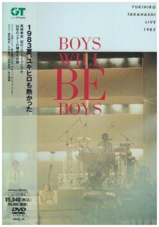 

Yukihiro Takahashi Live 1983 Boys Will Be Boys [DVD]