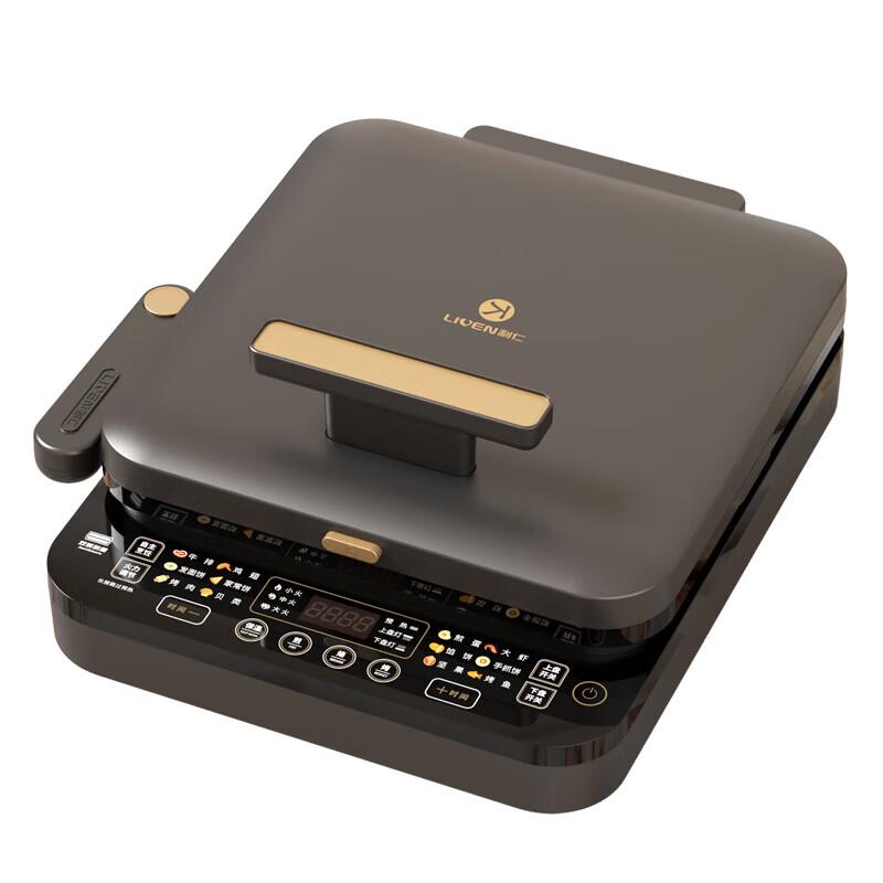 Liven LR-D3536 Double-Sided Electric Griddle with Integrated BBQ  Hot Pot CN plug (adapter included)