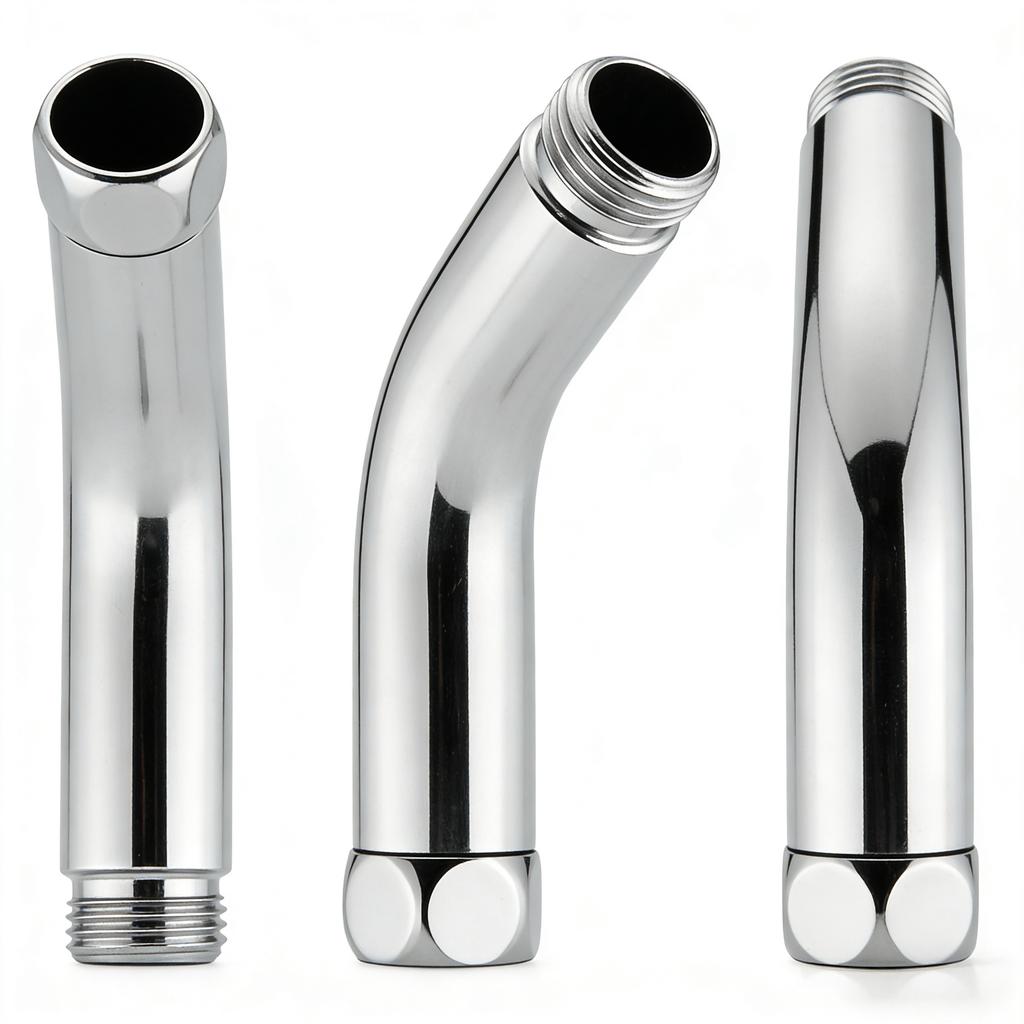 Handheld To Overhead Shower Converter Stainless Steel Adjustable Shower Elbow Angle Regulator Extension Arm for Shower Head
