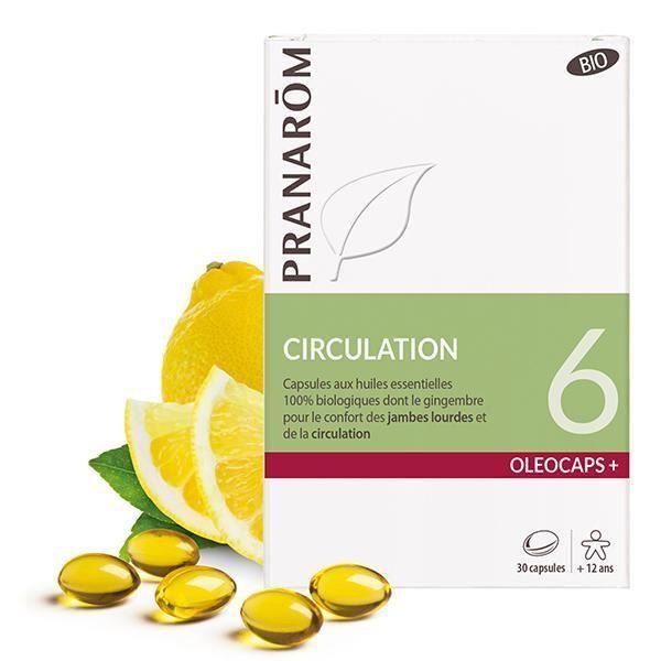 Pranarom Oleocaps+ Circulation Bio 30 Capsules