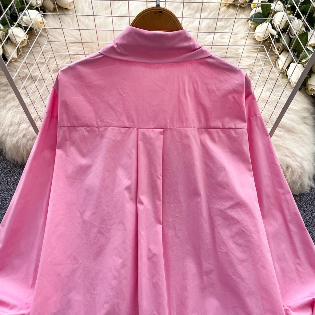 Women's Plus Size Light Mature Wind High Grade Sense of Chic Shirt