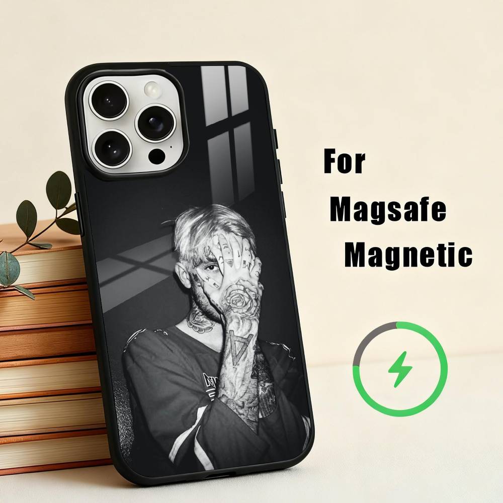 S-Star Shopping Lil Peep   Phone Case For iPhone 17,16,15,14,13,12,Plus,Pro,Max for Magsafe Magnetic Wireless Charging