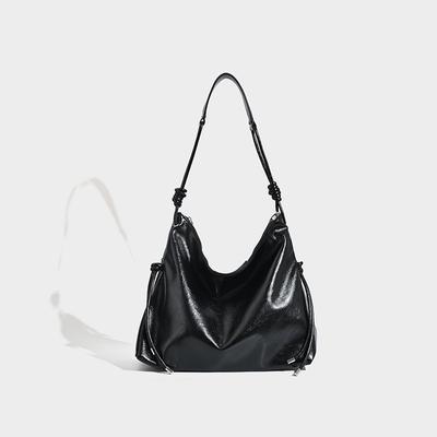 Autumn and Winter Leather Casual and Fashionable Commuting Single-shoulder Underarm Bag, Versatile Crossbody Large-capacity Tote Bag