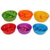 Counting Animal Toy Color Sorting Learning Fine Motor Skills Matching Game Animals Toy with Bowls