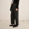 LESS 2025 Winter Merino Wool Casual Straight-Leg Pants