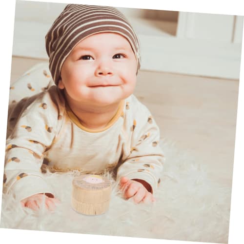 HAPINARY Wooden Haircut Keepsake Box, Kids' Hair Storage Container, Compact Keepsake Box for Storing Your Child's First Haircut