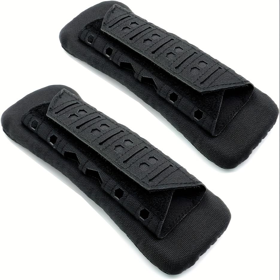 Atmungsaktives taktisches Schulterpolster mit rutschfester Polsterung für Outdoor-Aktivitäten - Lasergeschnittenes Nylon, Rucksack-Stoßdämpfungsriemenpolster