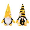 Mr. and Mrs. Honeybee Festival Gnomes Decorations Faceless Doll Ornament Decors Couple Gift for Home and Anniversary