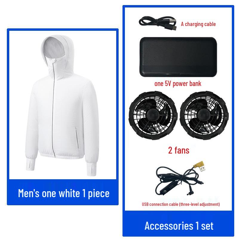 Couple's Lightweight Summer Cooling Air-Conditioned Sunscreen Jacket.