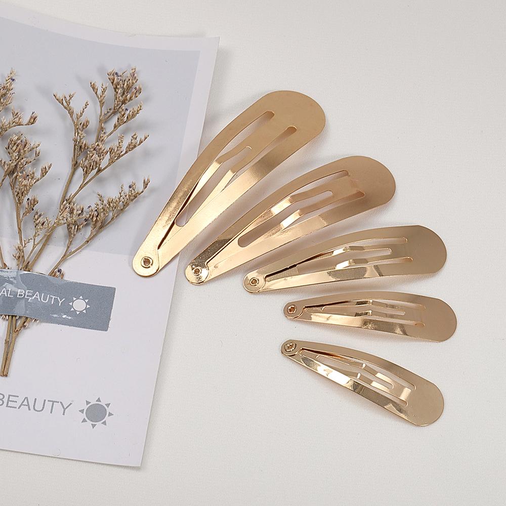 20Pcs Black Hair Clips Snap Alligator Hairpin Base for DIY Jewelry Making Women Girls Hairgrip Setting Hair Accessories Supplies