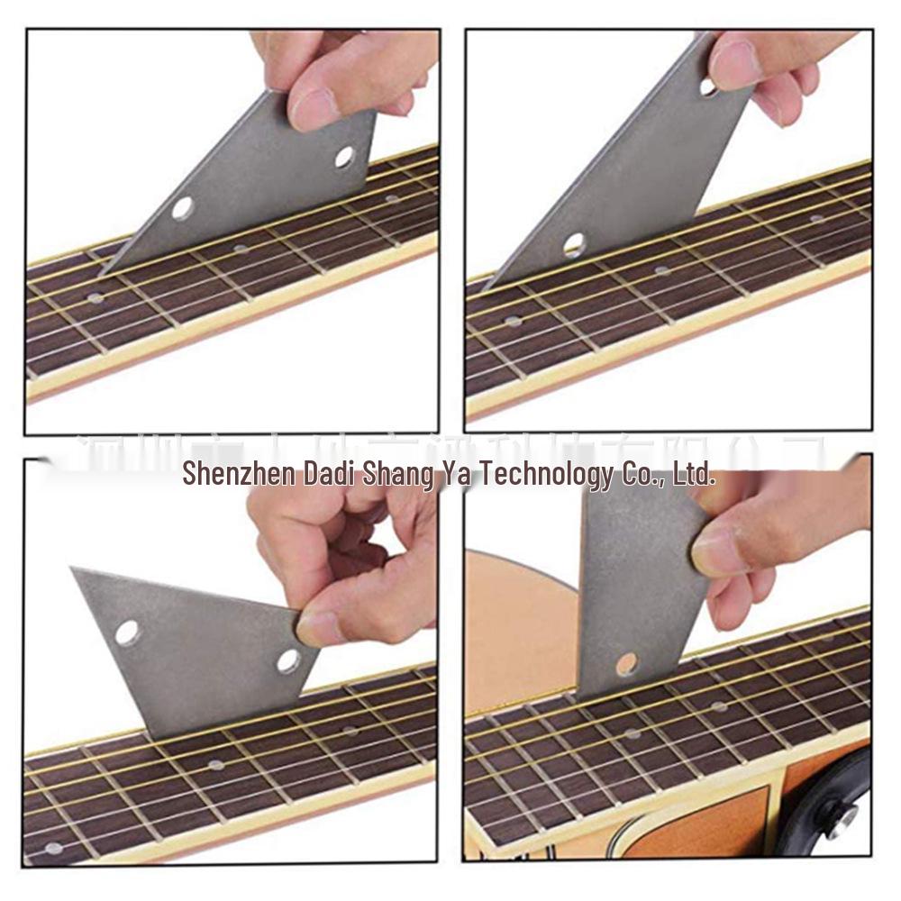 Zweiseitige Gitarre Bass Hals Nivellier- und Bundkantenlineal