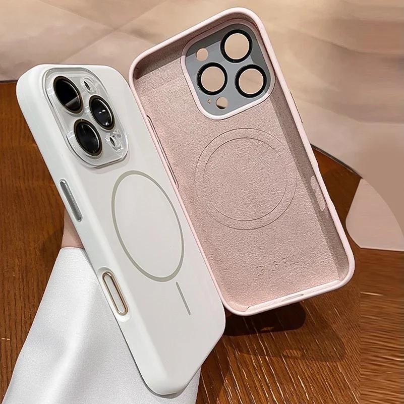 16Pro Max Magsafe Case for iPhone 16 Pro Max Camera Control Button Liquid Silicone Cover for iPhone 15 14 11 12 13 Pro Max Plus