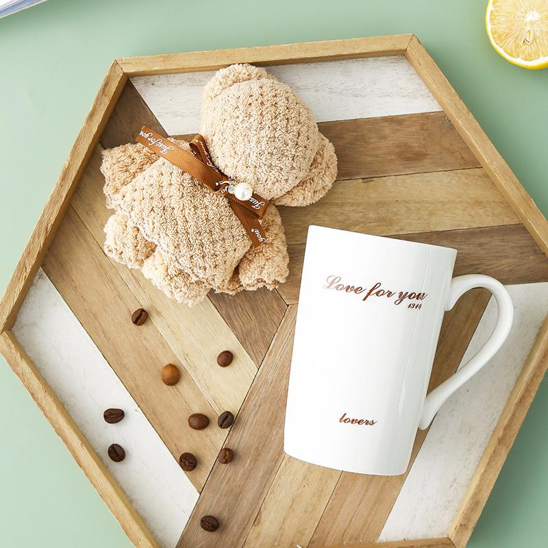 Exquisite ceramic cups, mugs, couples' cup sets, festive gifts, souvenirs, and store entry gifts