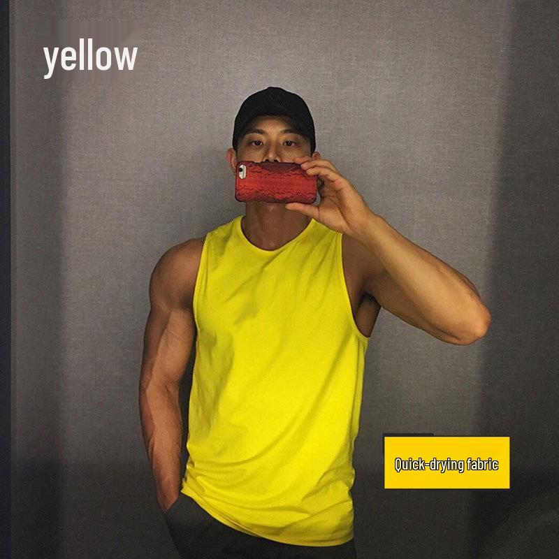 

Men s Mesh Sleeveless Gym Vest - Summer Workout Muscle Tee L