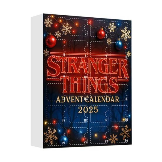 Stranger Things Advent Calendar Box 24 Days of Acrylic Ornaments for Christmas Tree Festive Collectible Gift