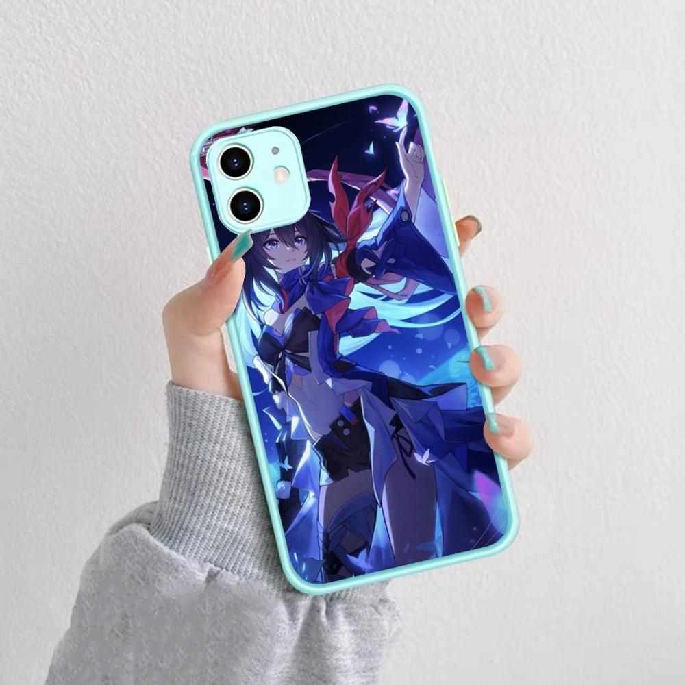 Honkai Game S-Star R-Rail Phone Case For IPhone 14 11 12 13 Mini Pro Max 8 7 Plus X XR XS MAX Translucent Matte Cover