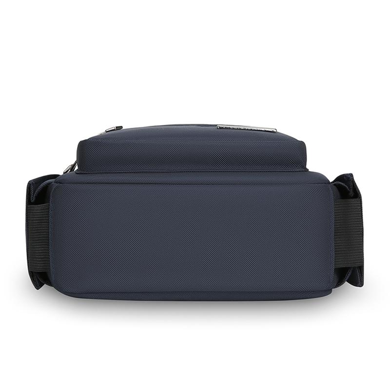 Men Multi-layer Shoulder Bag Fashionable Casual Lightweight Nylon Crossbody Bag for Daily Outing Commuting Small Handbag