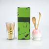 4pcs/set Matcha Set Bamboo Whisk Tea Spoon Ceramic Fittings Matcha Whisk (Chasen) Tea Spoon And Scoop (Chashaku) Tea-making Tool