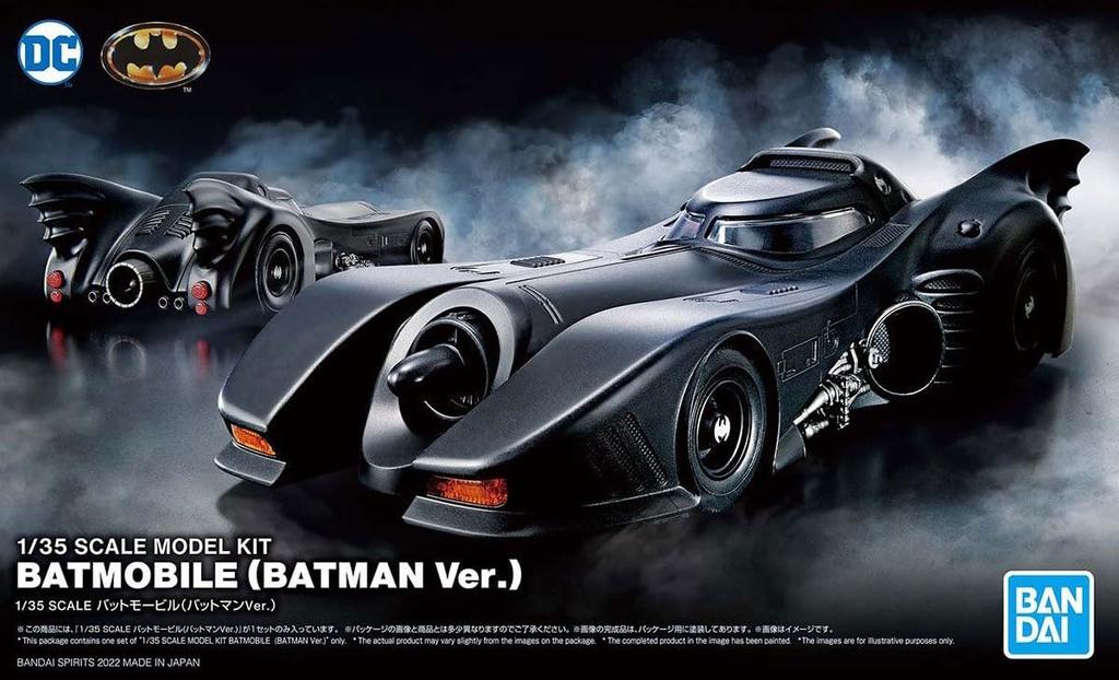 BANDAI SPIRITS SCALE Batmobile Plastic Model Kit 1/35 (Batman Ver.) Pre-colored