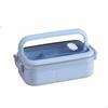 DoubleLayer Lunch Box, Bento, Microwave Divider, Large Capacity, Office, Student Pink