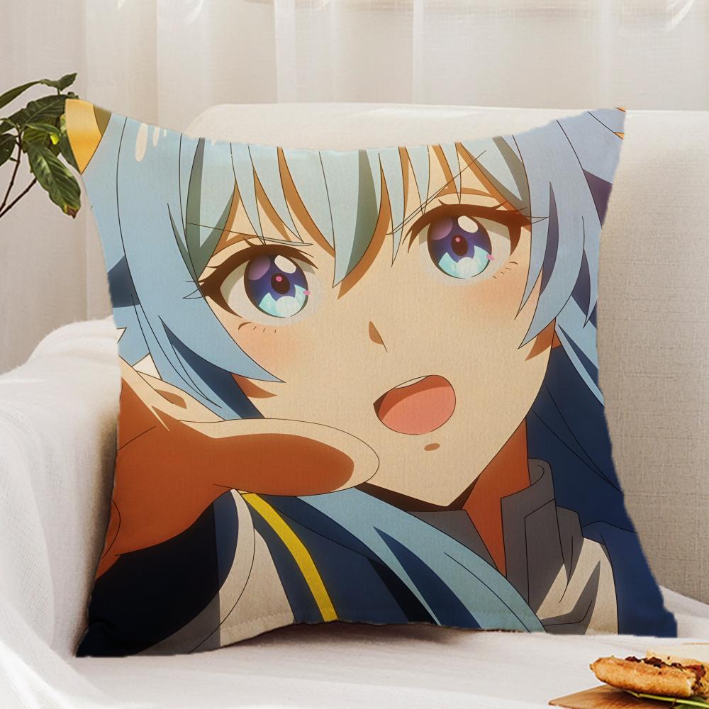 A W-Wild Last Boss A-Appeared! Anime Cushion Cover Premium Comfort Reversible Pillow Cover - Dual - Use Design for Home & Car