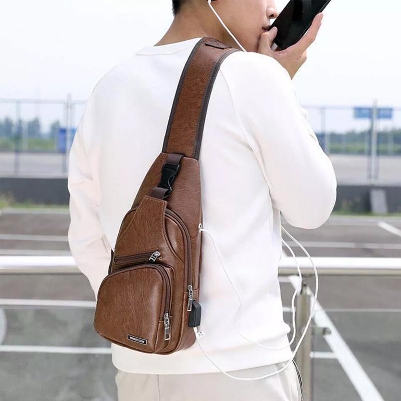 Men Chest Bag Pack Travel Sport Shoulder Sling Backpack Outdoor Cross Body Bags