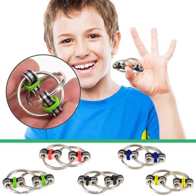 Chain  Toy Hand Spinners Key Ring Sensory Toys Stress  ADHD Top ZZY
