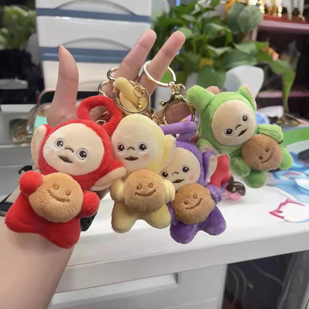 Schattige Pluche Teletubbies Toast Pop Met Geluid Perfect Voor Rugzak Decoratie Cadeau