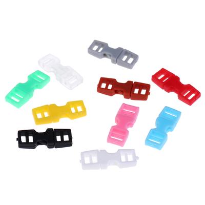10 Stück 4 mm Mini-Schnalle für DIY Puppenrucksack Armbandriemen Schnalle Zubehör