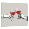 PANEL SZKLANY DO KUCHNI 65x60 Wino