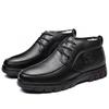 Luxury Brand Men Winter Snow Boots Warm Thicken Men's Ankle Boots Bot Fashion Male Business Office Formal Leather Safety Shoes