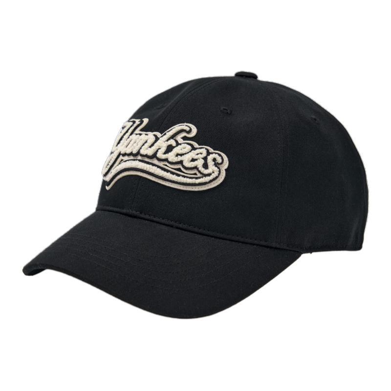 MLB Cotton Polyester Baseball Caps Unisex Black Fashion 3ACPVF04N-50BKS